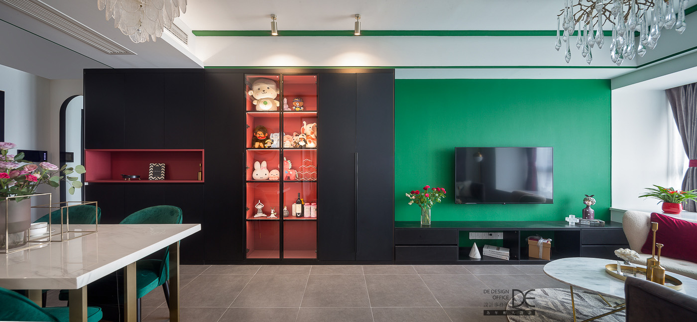 绿色轻奢,复古怀旧的精致空间-22