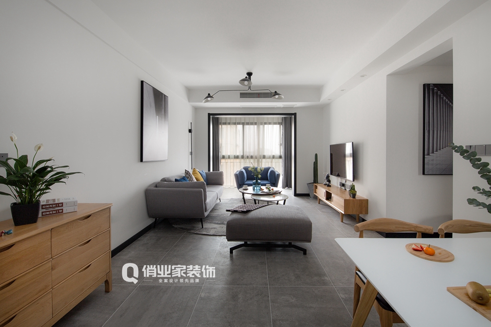 重庆奥园越时代 3 房现代风格装修案例解析-0