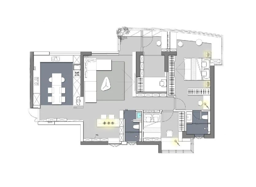 意式格调的深圳高端私宅设计丨中国深圳丨一度经纬-2