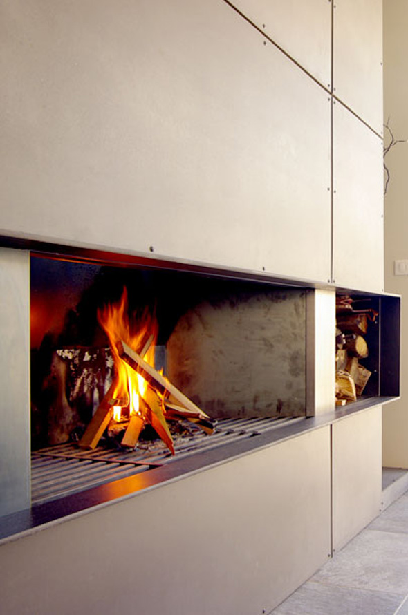 Caluire当代木结构及Viroc板扩建住宅项目丨法国丨MTU  Dank Architectes-30