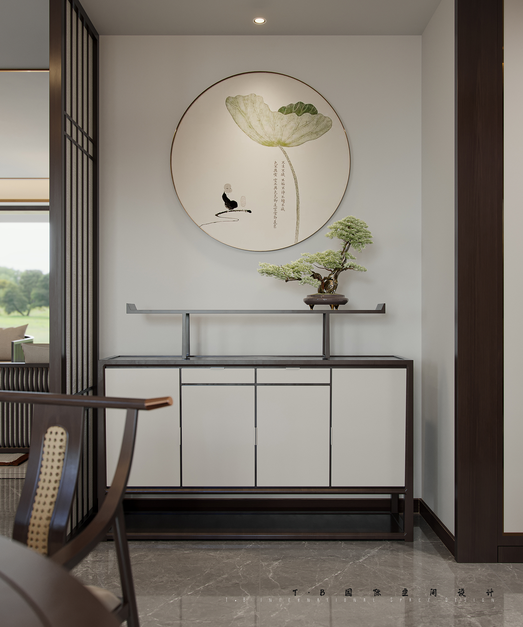 通州新中式平层设计丨中国通州丨T·B 国际空间设计-16