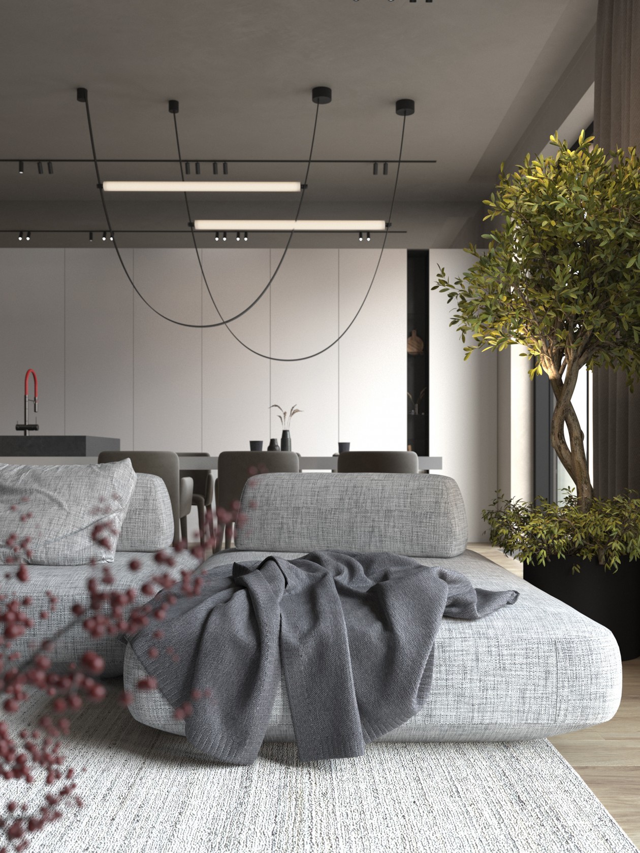 灰色系空间设计-1