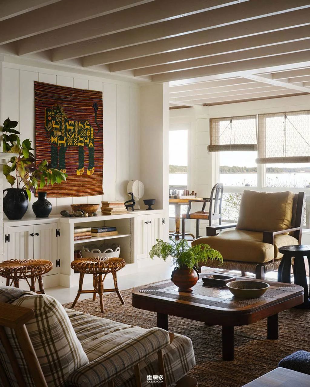 湖边度假屋丨美国缅因丨Nina Farmer-4