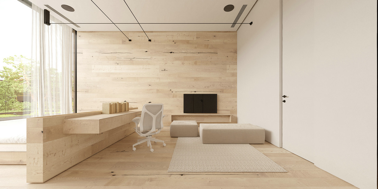 暖色极简空间设计丨Igor Sirotov-38