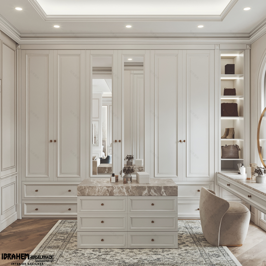 豪华卧室设计丨IBRAHIM ABDELRAZK-11