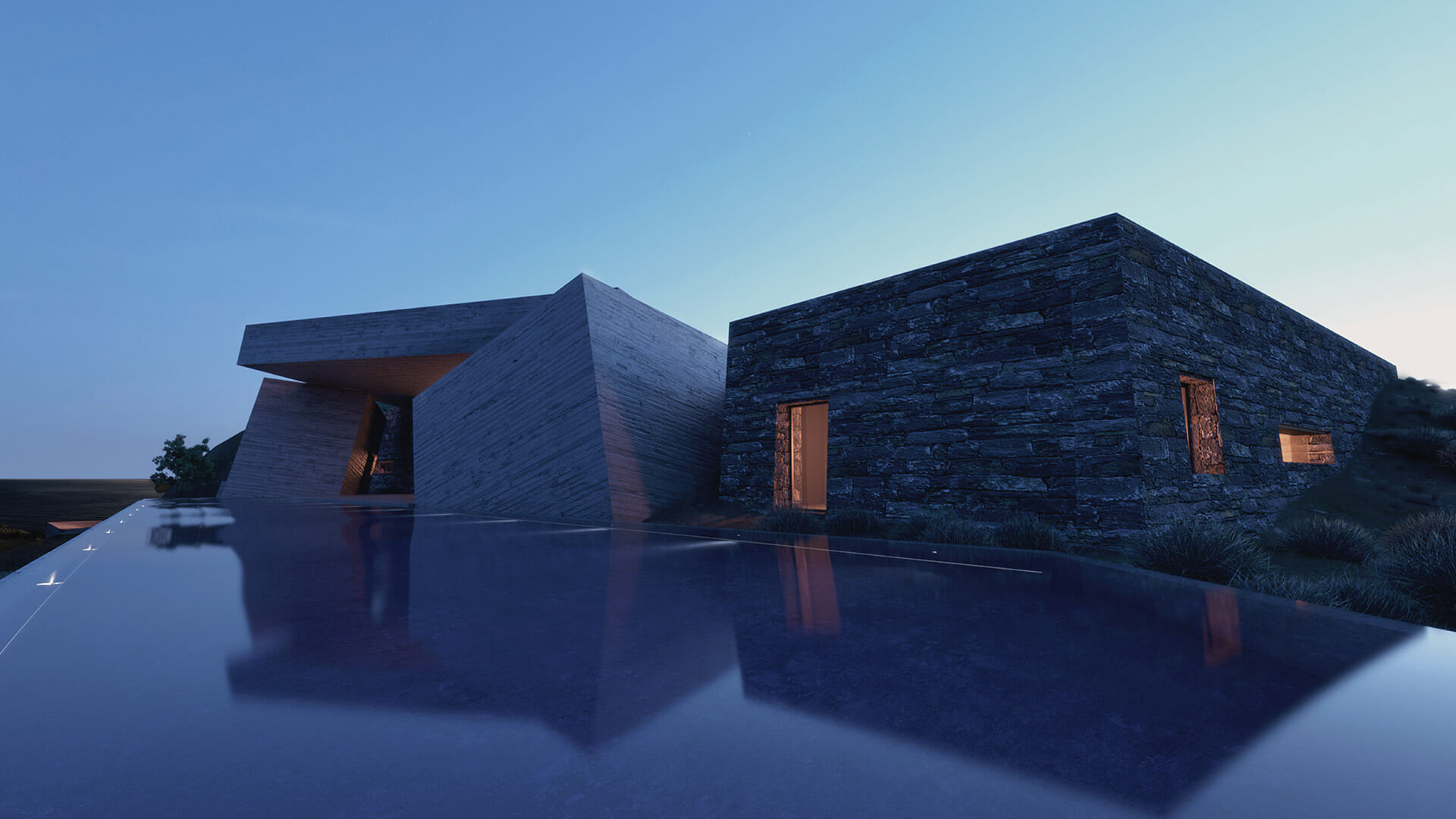 Modern Cavesin Crete Aristides Dallas Architects-3