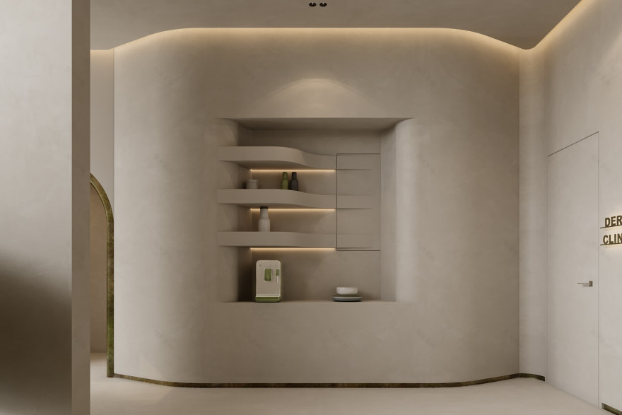 简洁诊所接待处丨阿联酋迪拜丨Doaa Ashraf-20