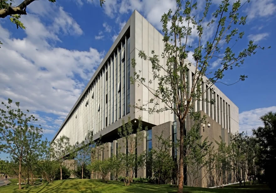 中央财经大学沙河校区图书馆设计解析-8