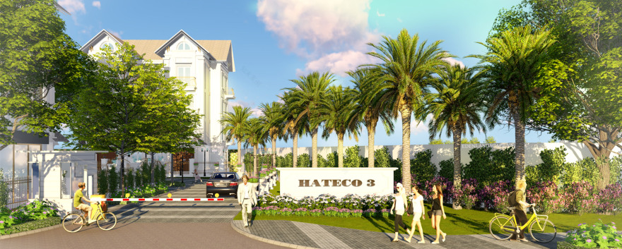 Hateco 3低楼层建筑项目丨越南河内丨Eden Landscape(越南景观公司)-0