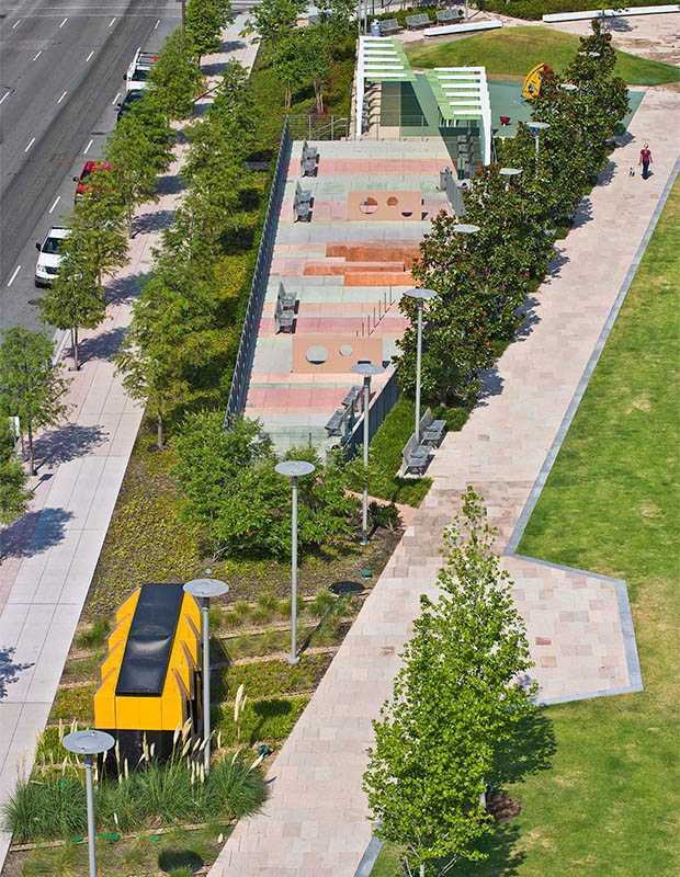 达拉斯市中心的绿色奇迹 · Main Street Garden 公园丨美国达拉斯丨Thomas Balsley Associates-11