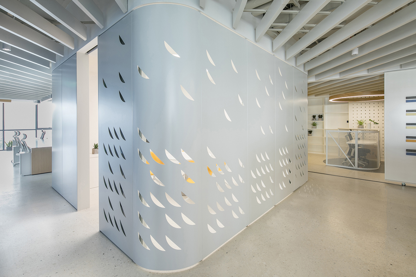 北京 LEEGE 办公室 | 创意组合空间,自然的色彩与叶形元素-38