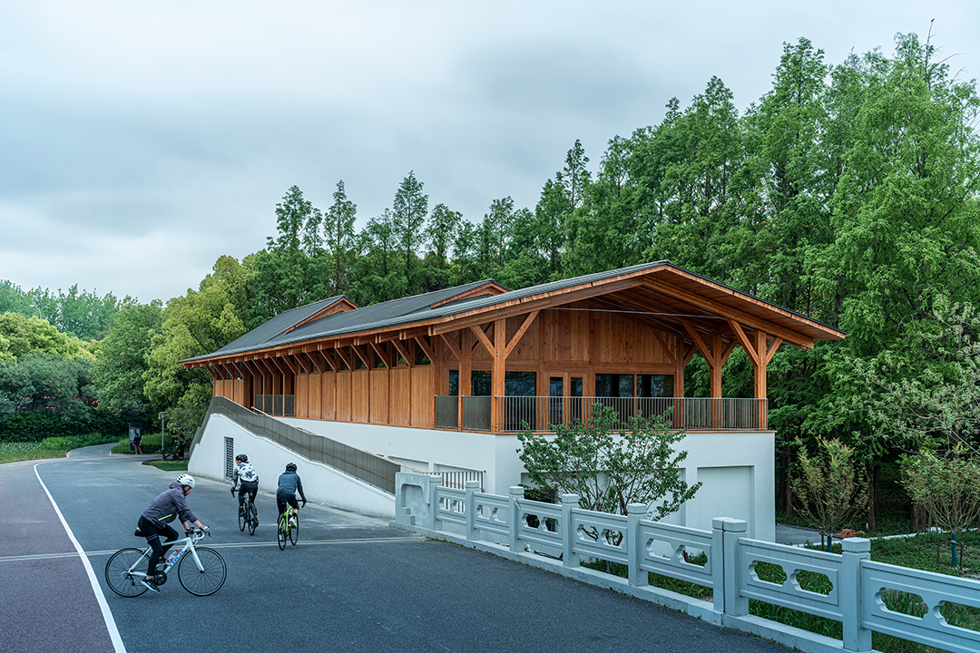 长宁环城生态公园带市民服务驿站丨中国上海丨致正建筑工作室,冶是建筑-29