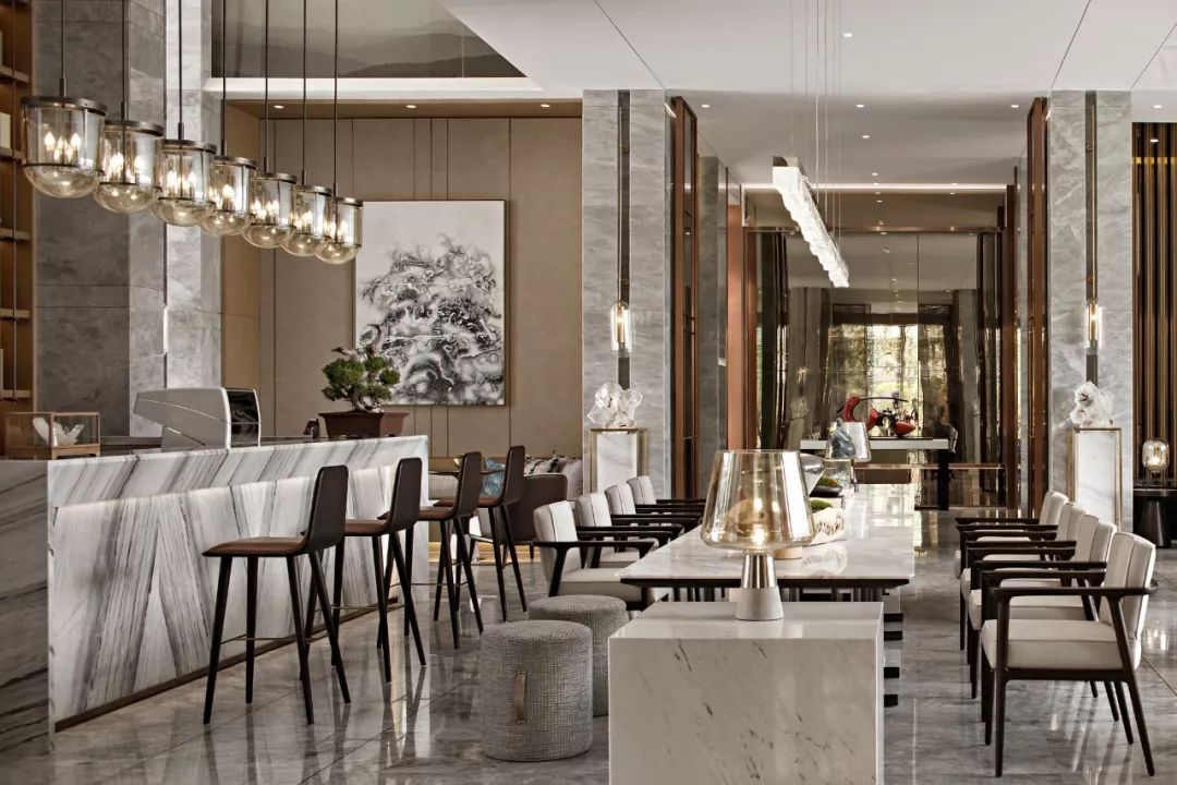 天津津门大院售楼处 | 古韵墨色与现代材质的完美融合-94