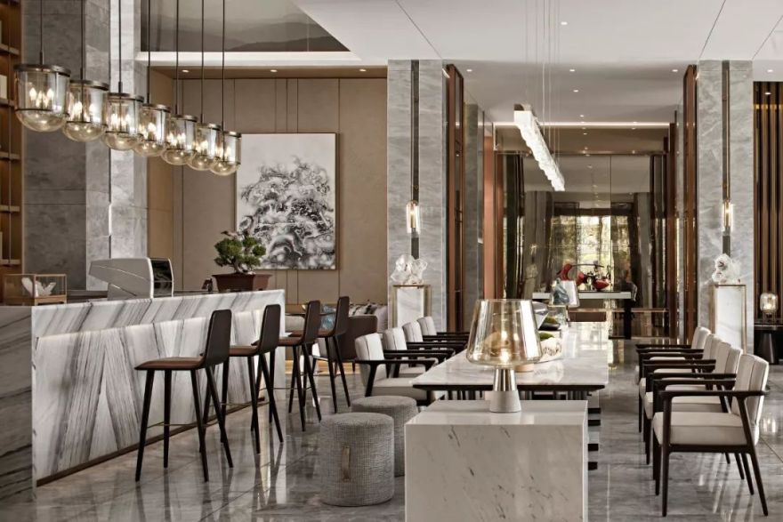 天津津门大院售楼处 | 古韵墨色与现代材质的完美融合-94