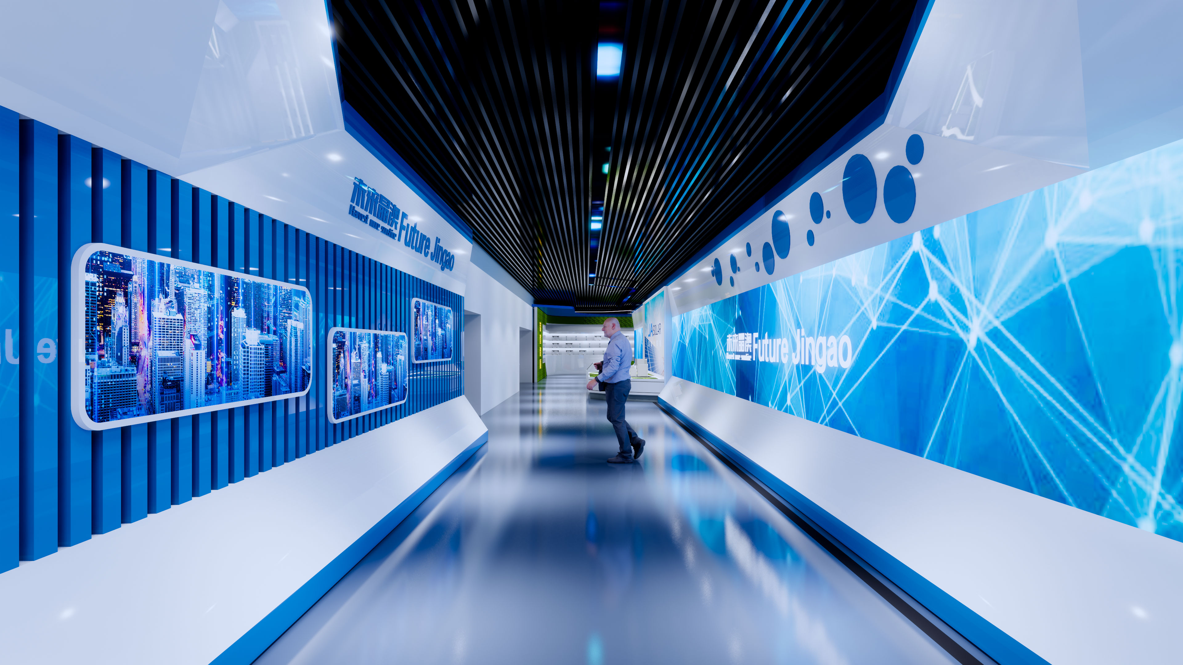 光伏产业展厅设计-10