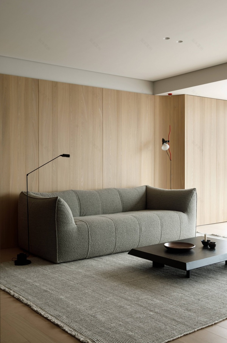 XY 宅极简原木风丨中国郑州丨MOOI TIMELESS 建筑室内设计事务所-3