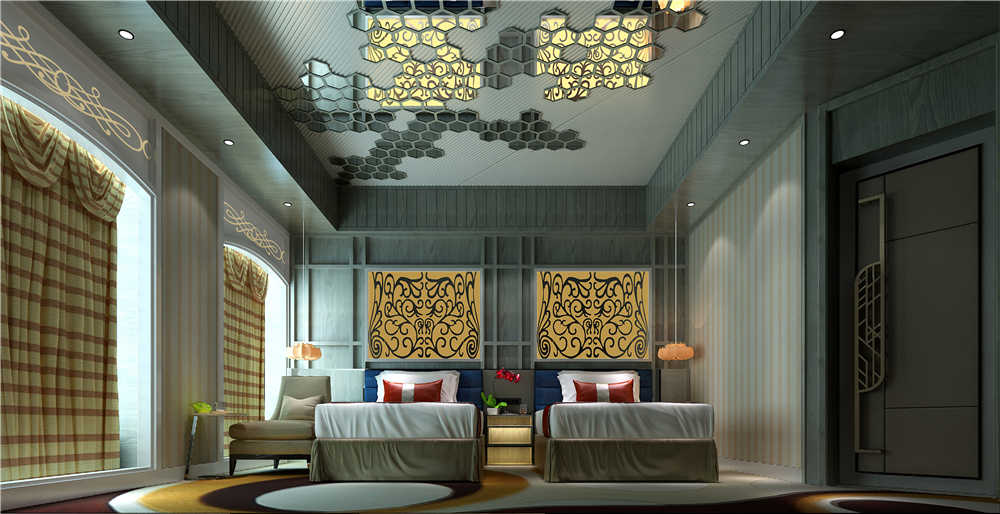 郑州柏曼精品酒店丨中国郑州丨河南天恒建筑装饰工程有限公司-9