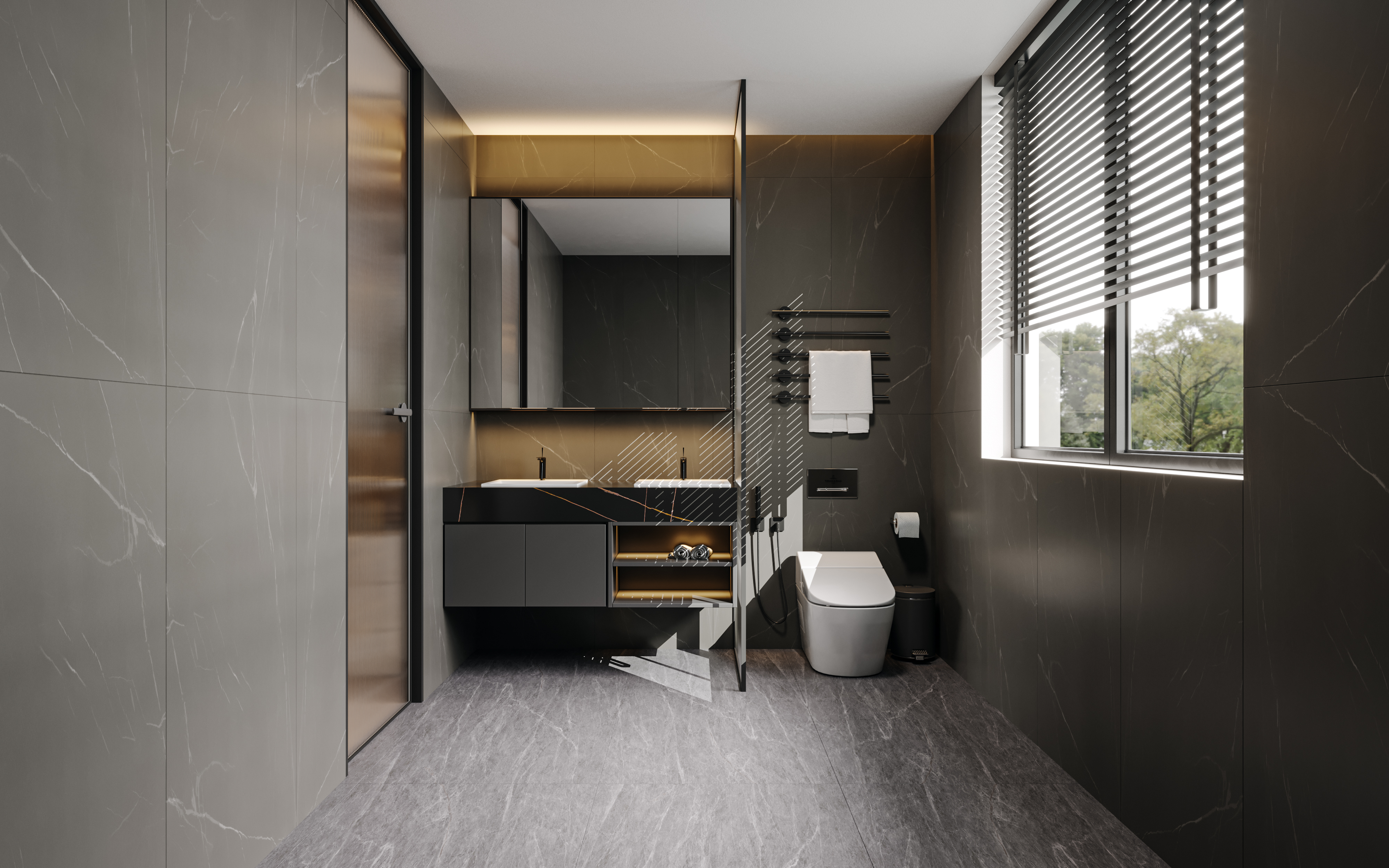 意式轻奢风家装效果表现-5