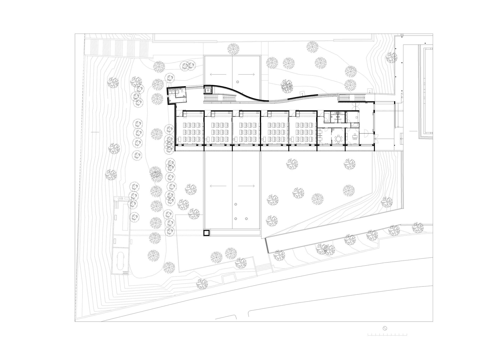 绿意盎然的小学扩建设计-17