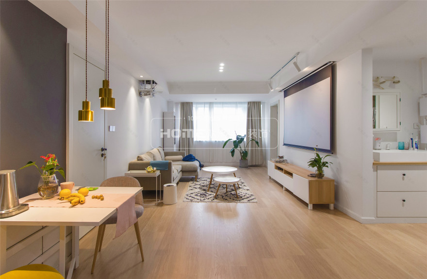 90 平米现代北欧混搭,打造极简生活空间-29