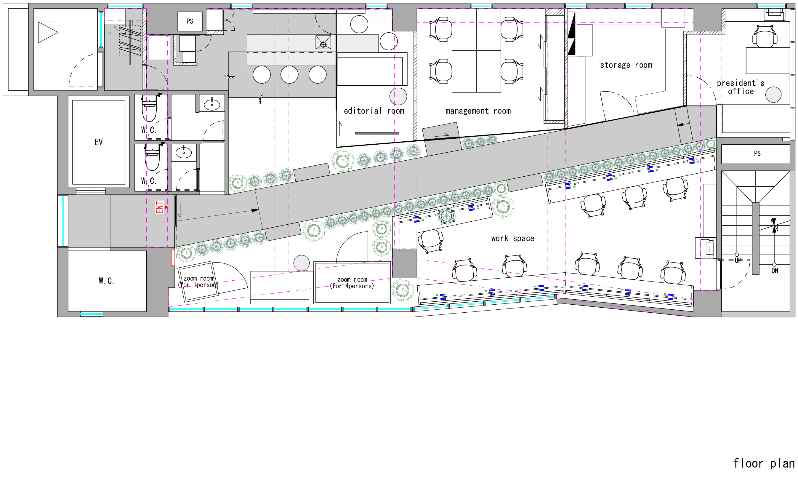 TRIVAL 办公空间丨日本东京丨KAMITOPEN-34