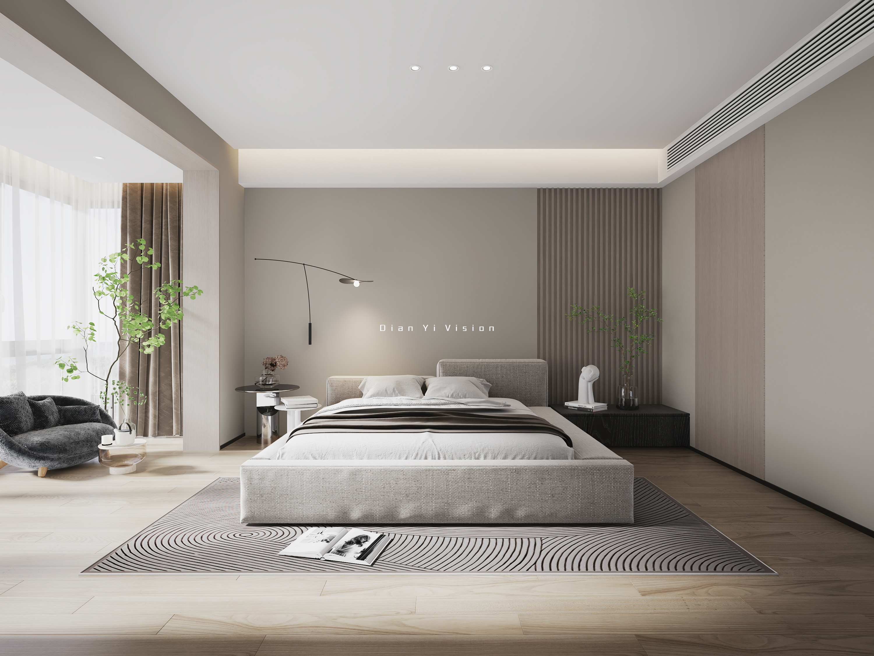 现代简约风平层设计-17