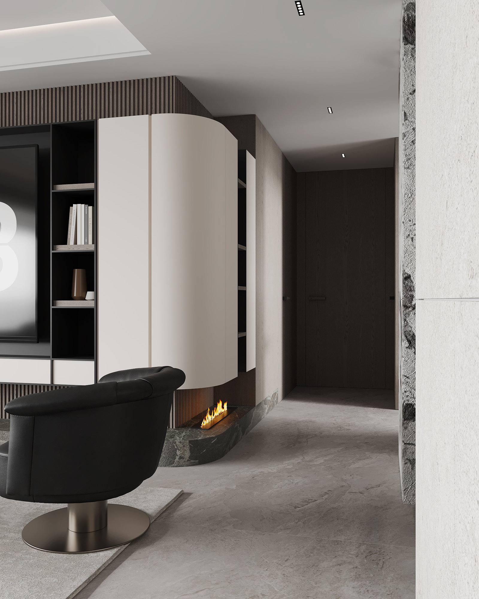 现代简约客餐厅 效果图 渲染-6