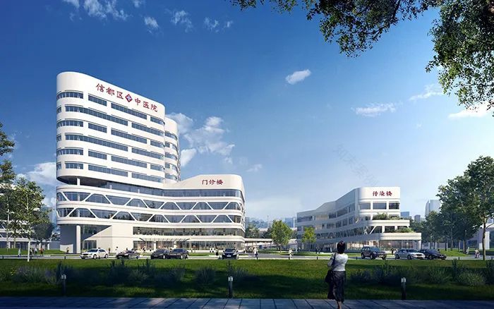 邢台市中医院与疾控中心,绿色生态的人性化医疗空间-24