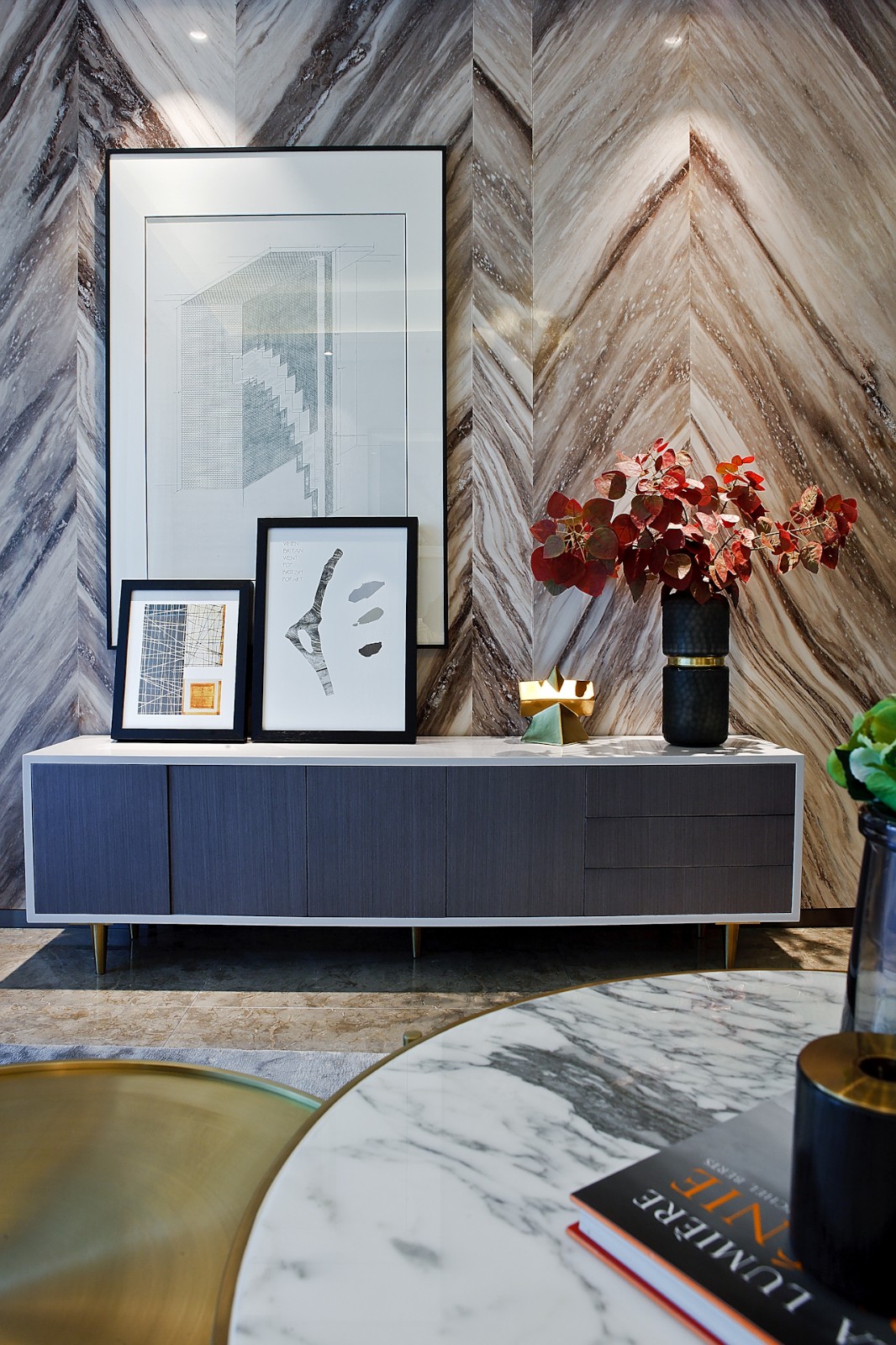 杭州招商春秋华庭 B 户型样板房空间摄影-3