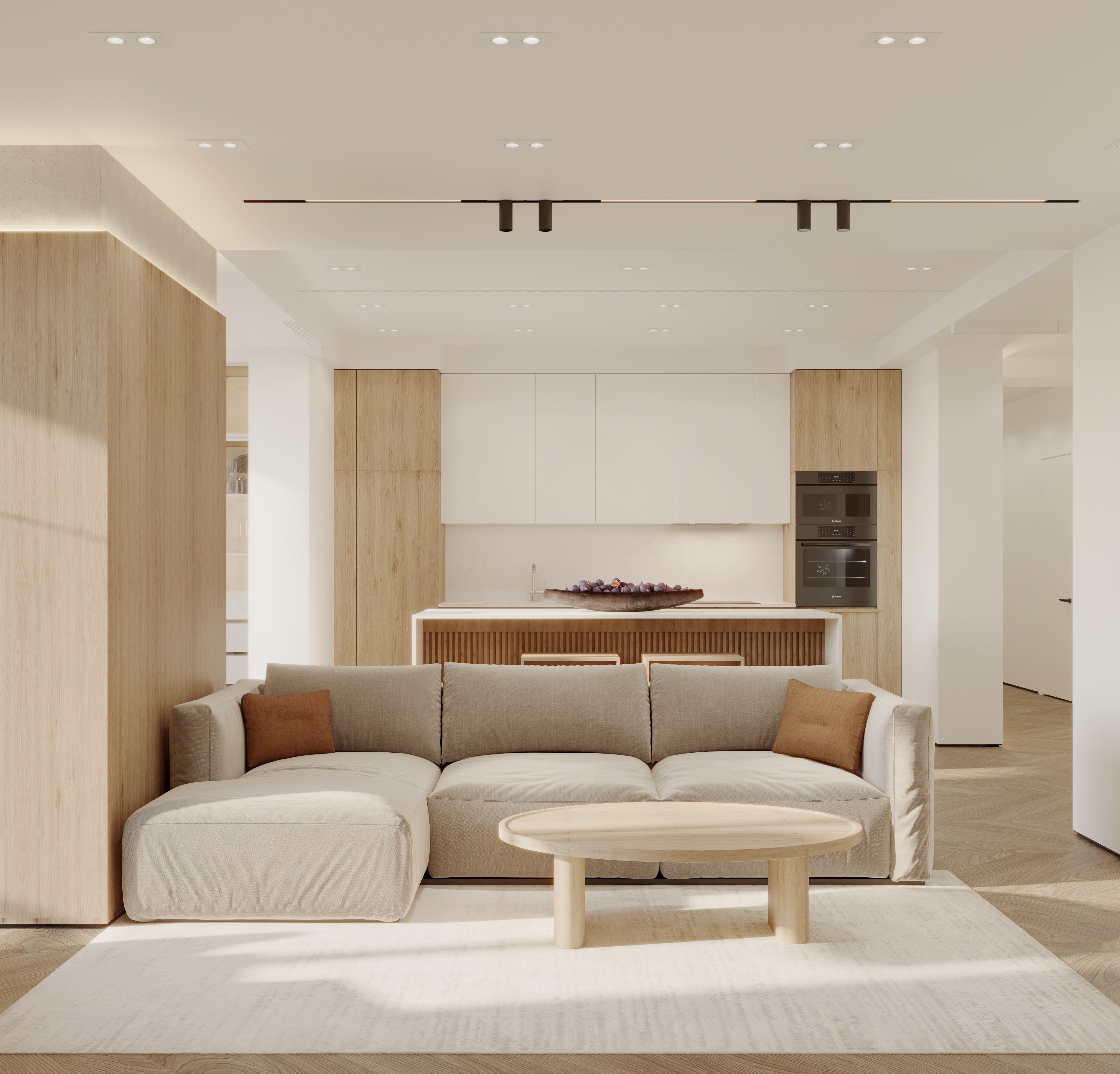 浅色客厅公寓设计丨亚美尼亚丨Zenith studio(设计师Ani Karapetyan)-12