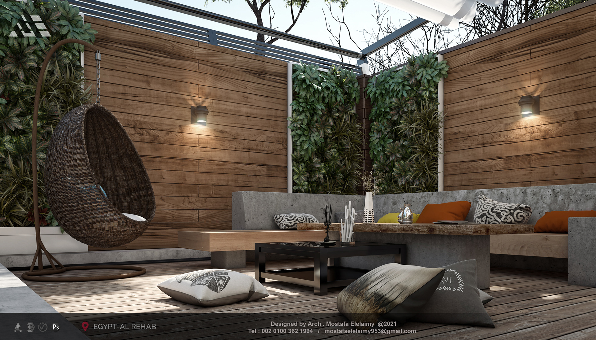 别墅花园景观丨Egypt丨Arch. MOSTAFA ELELAIMY-5