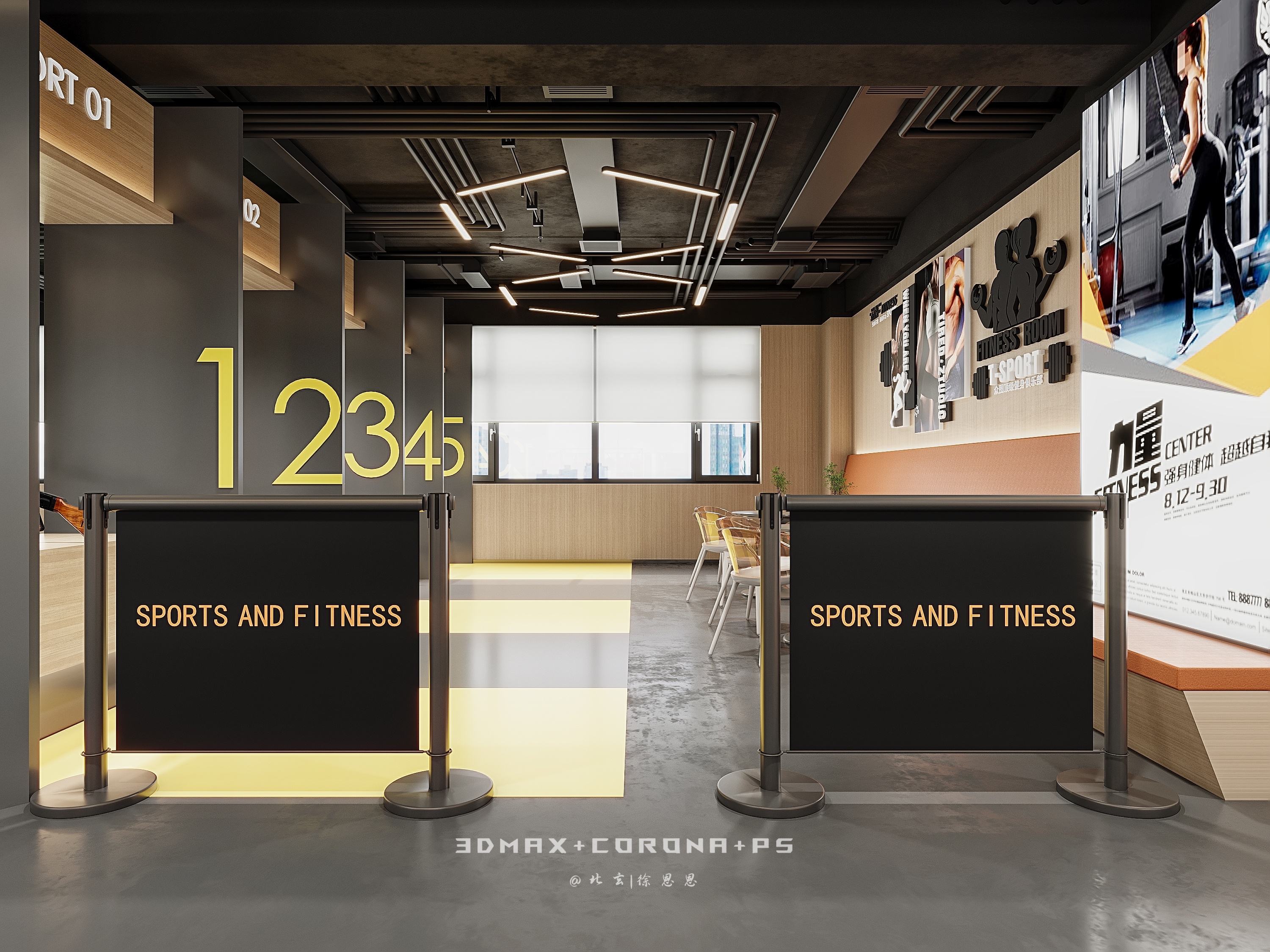 健身房 | 用钢铁美学重构都市人的精神避难所-5