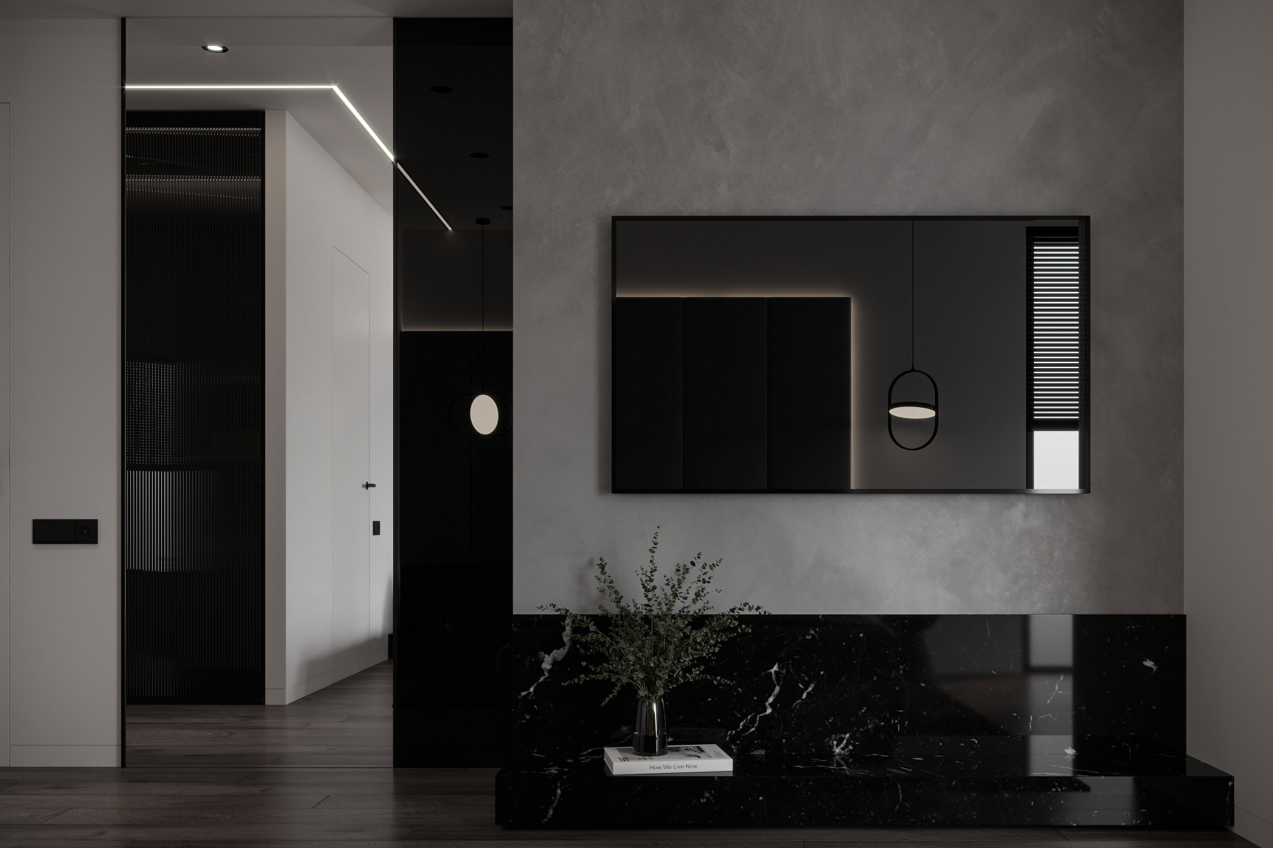 110㎡简约风公寓设计-13