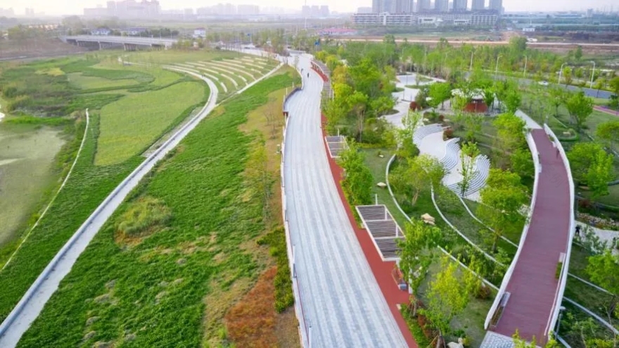 安徽现代产业园清流河景观-10