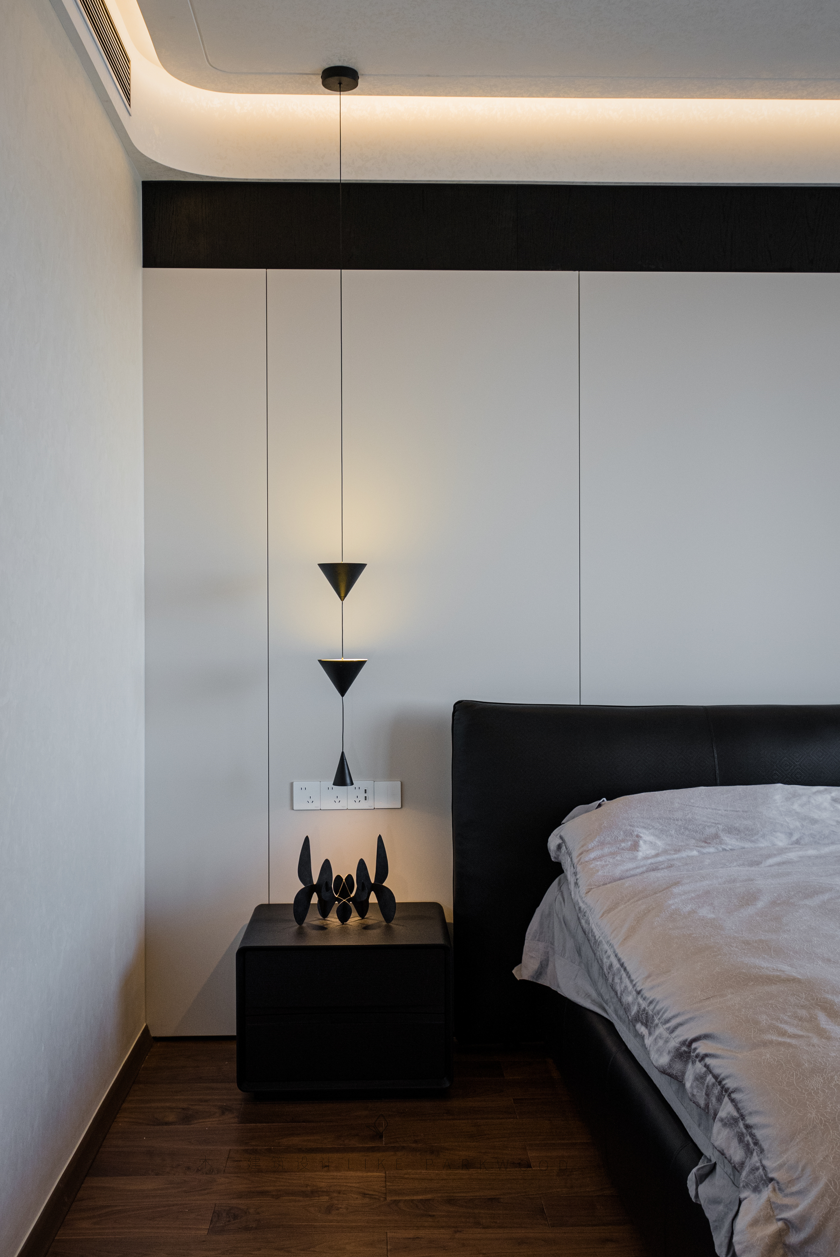 木二设计|298平极简滨江平层-36