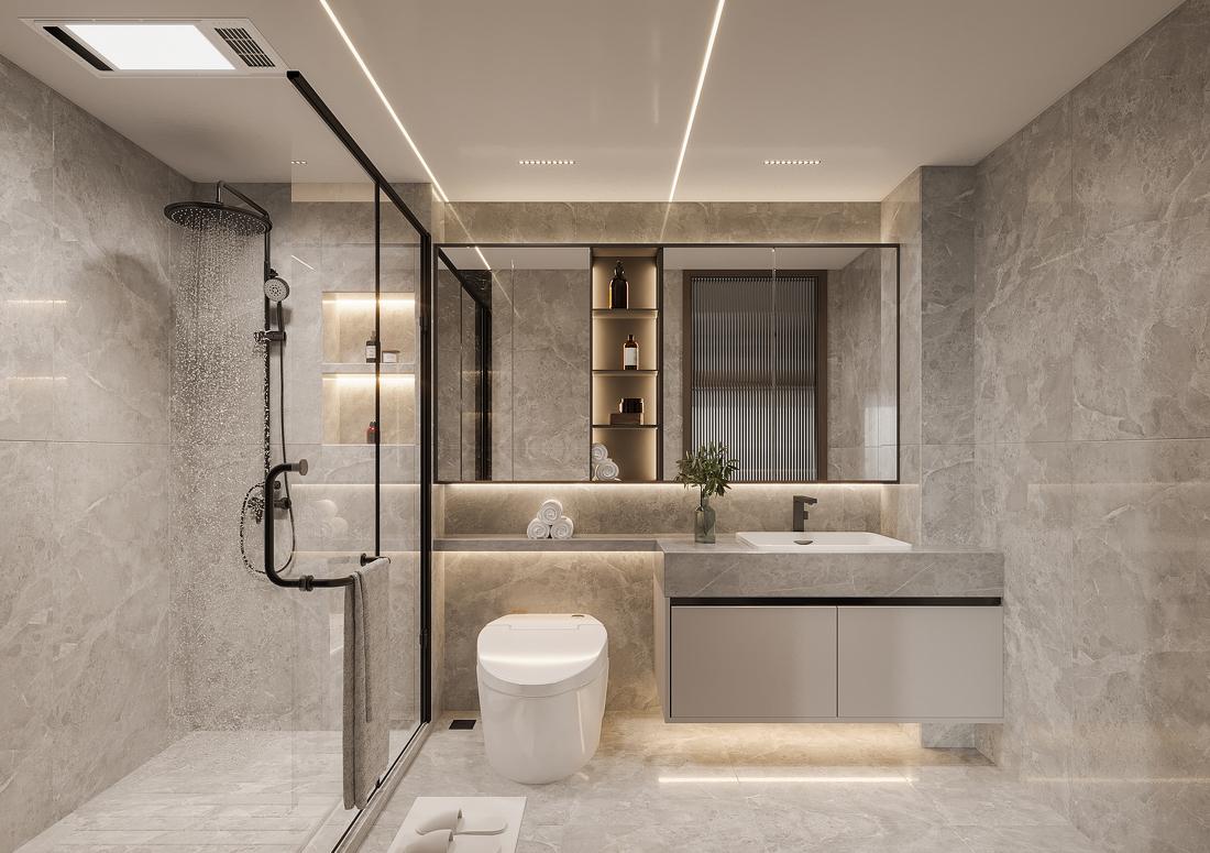 芜湖宜禾设计丨平层丨
美设奖×最佳居住空间奖（效果图）×无垠-12