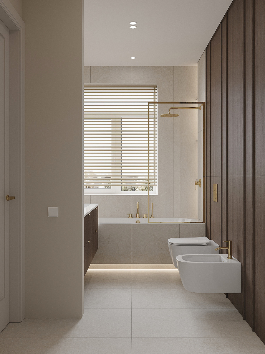 Современная классика в интерьере частного дома-33