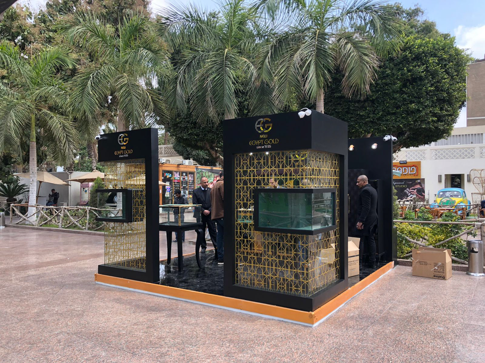 Egypt Gold Booth Display-2