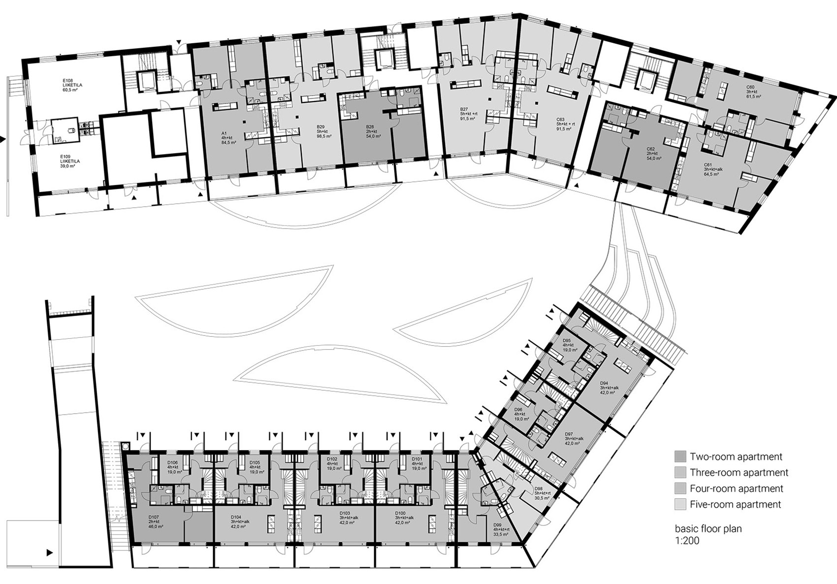 Pyhätunturintie 2 公共住宅建筑丨芬兰赫尔辛基丨Lahdelma & Mahlamäki 事务所-46