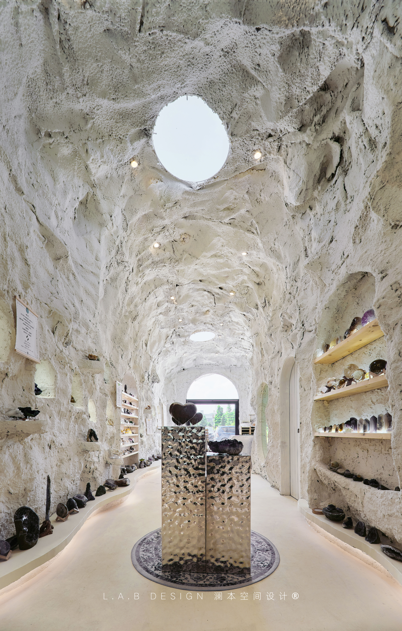「岩壁不语,光影作答」藥·水晶矿石空间设计丨中国南京丨L.A.B DESIGN（澜本）-27