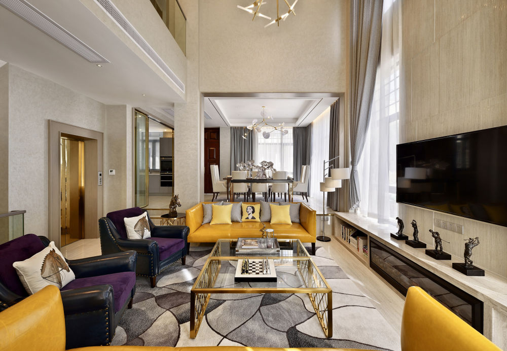 尤羲设计机构——福清石竹山御园别墅样板间实景图-7