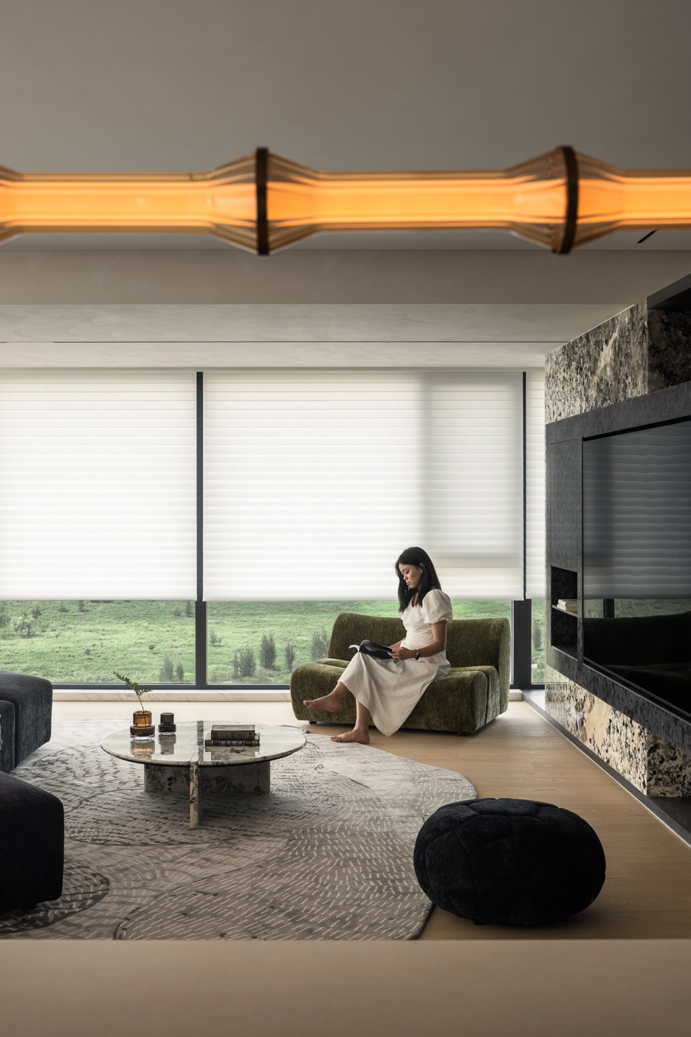 长安首府316㎡平层空间设计丨中国西安丨U.AN由恩设计-11