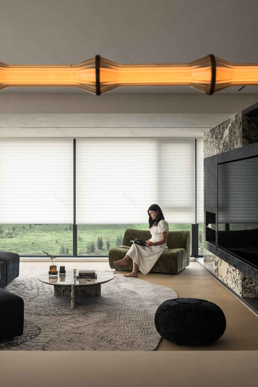 长安首府316㎡平层空间设计丨中国西安丨U.AN由恩设计-11