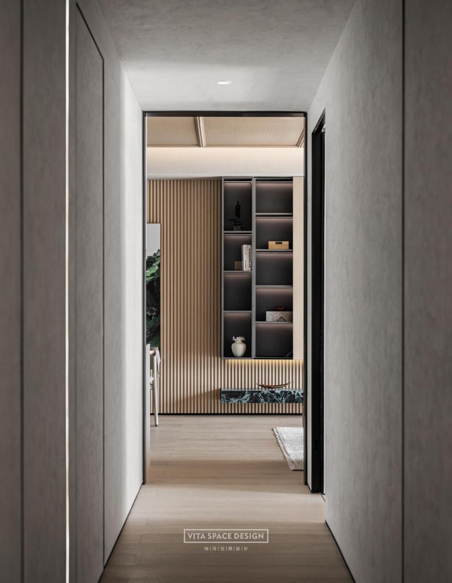 半岛城邦 138㎡原木风样板间丨维塔空间设计-55