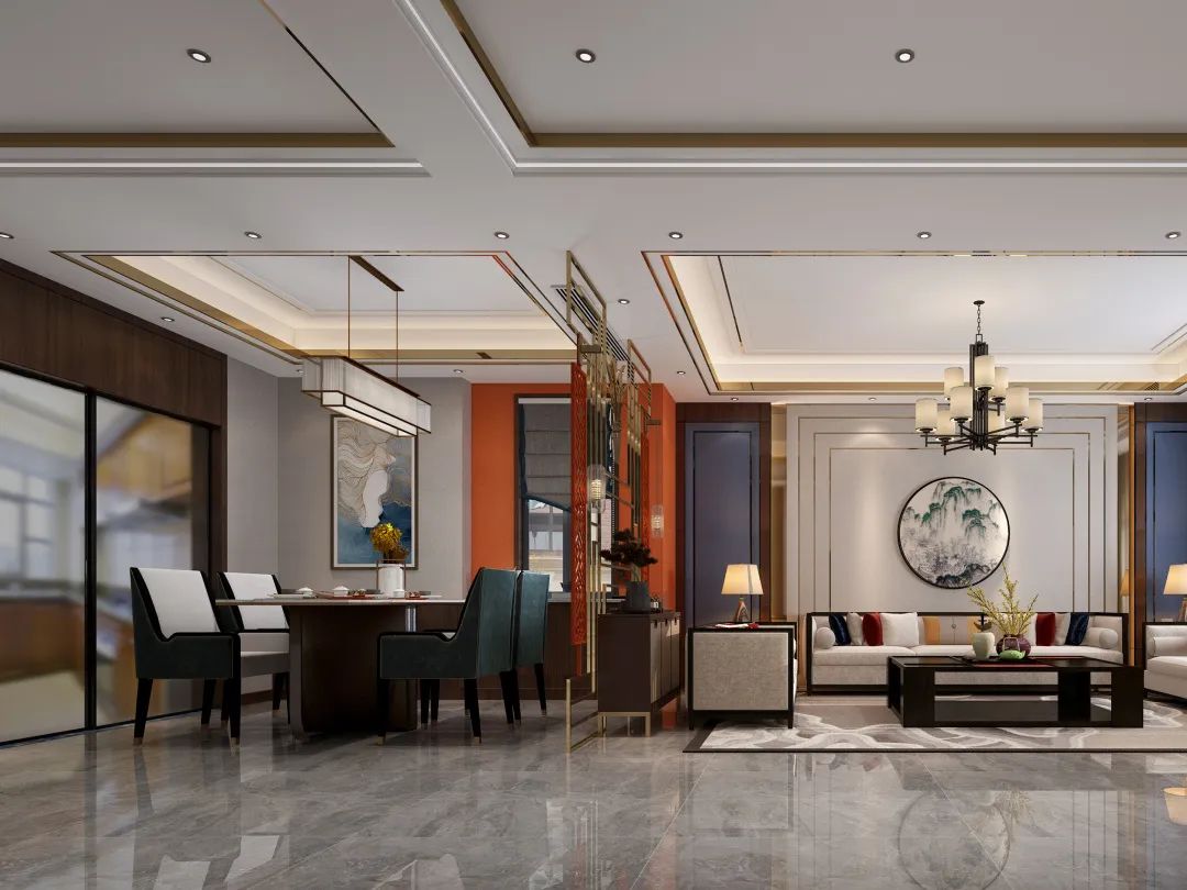 新郑别墅新中式设计-16