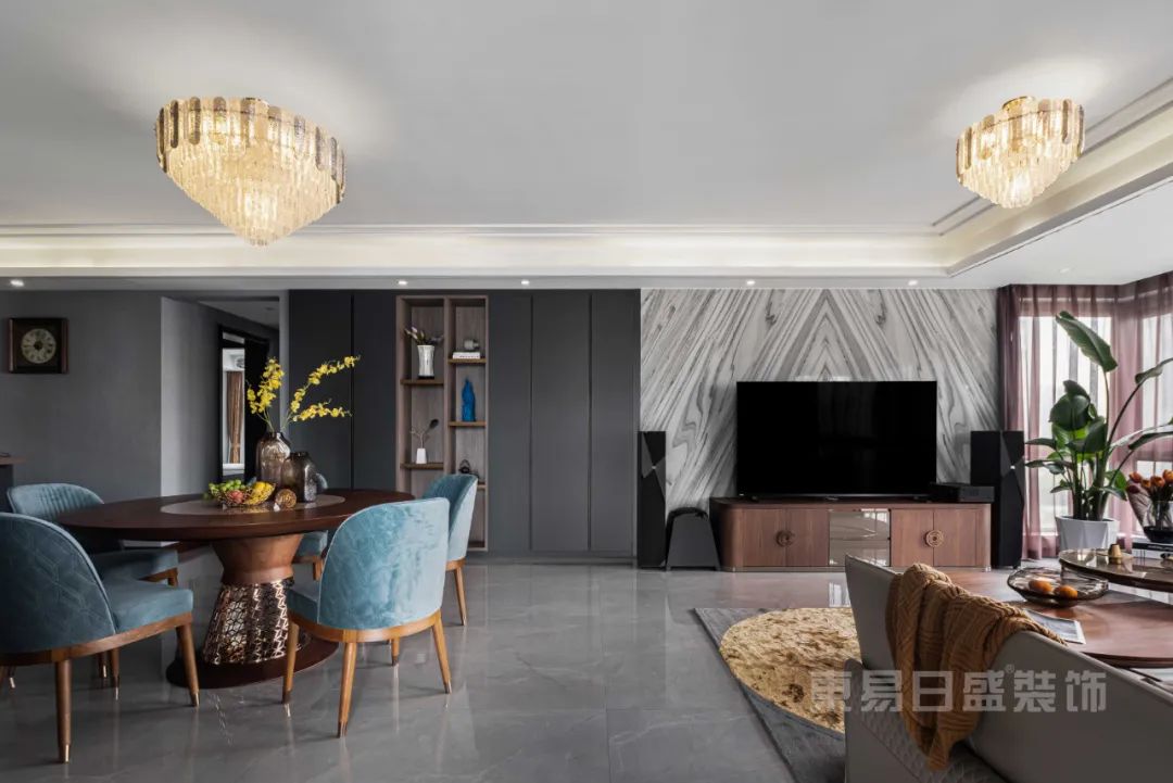 249㎡简约轻奢实景，一物一色，都在或浅或深地表达着-16