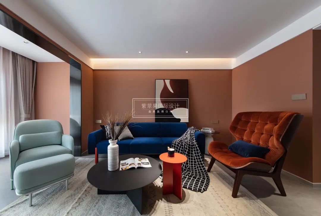 打破常规的色彩之家·现代风格设计案例丨紫苹果装饰集团-29