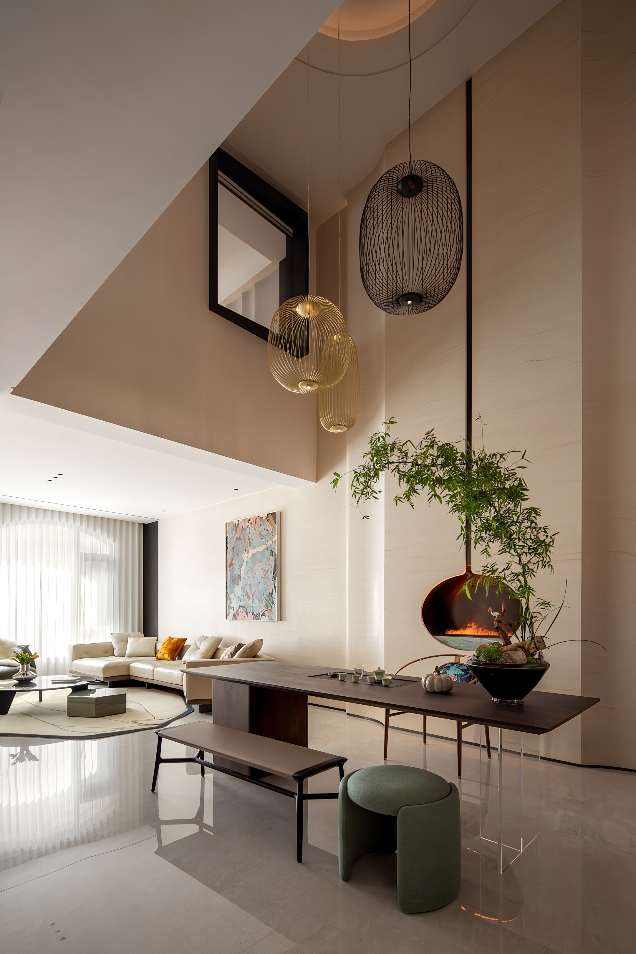 杭州富春壹号院660m²• 归于自在｜品冠设计丨中国杭州-15