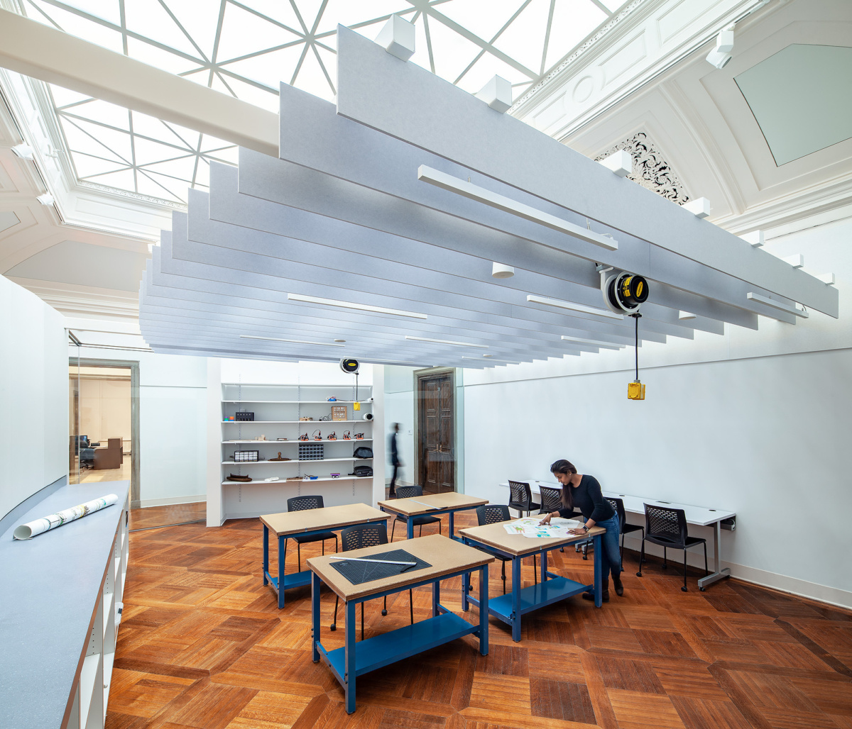 乔治·华盛顿大学——科科伦艺术与设计学院翻新工程-12