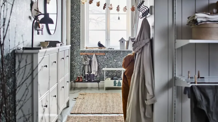 IKEA 打造实用美观的家庭入口设计-1